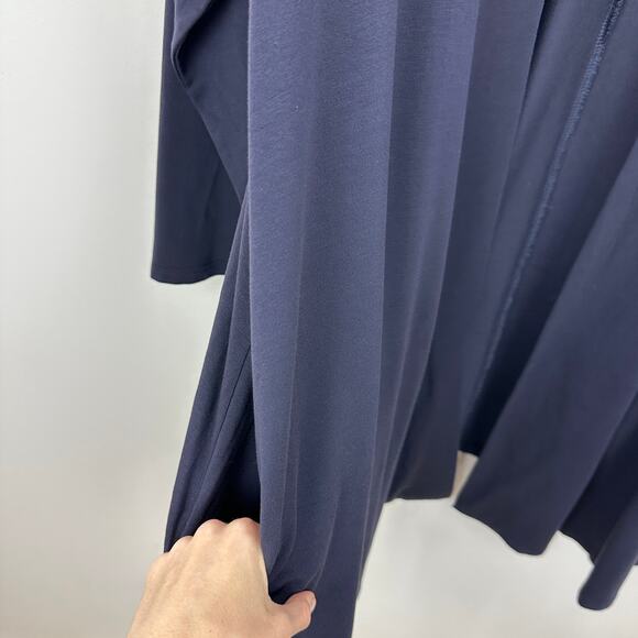 Eileen Fisher Black Open Front Cardigan - Picture 11 of 12